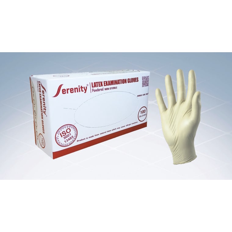 SERENITY Latex Examination Gloves