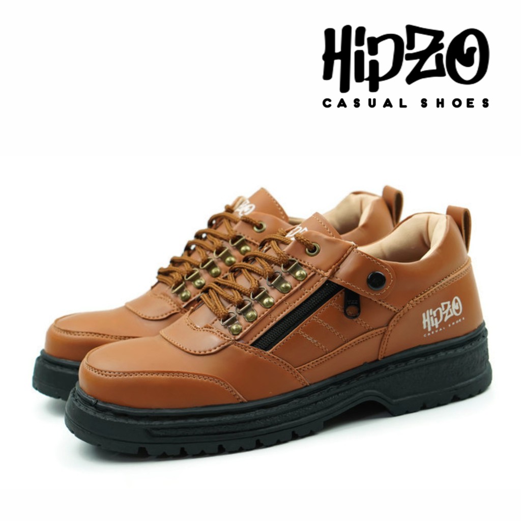 Sepatu Pria Safety Ujung Besi Hipzo M041 Original 100% Untuk Pria Kerja Proyek Image 9