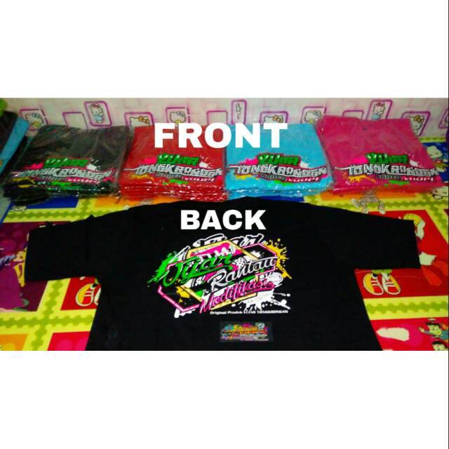 Kaos Vixion Costum Vijar Tongkrong Back Vijar Rantau Modifikasi Original Distro