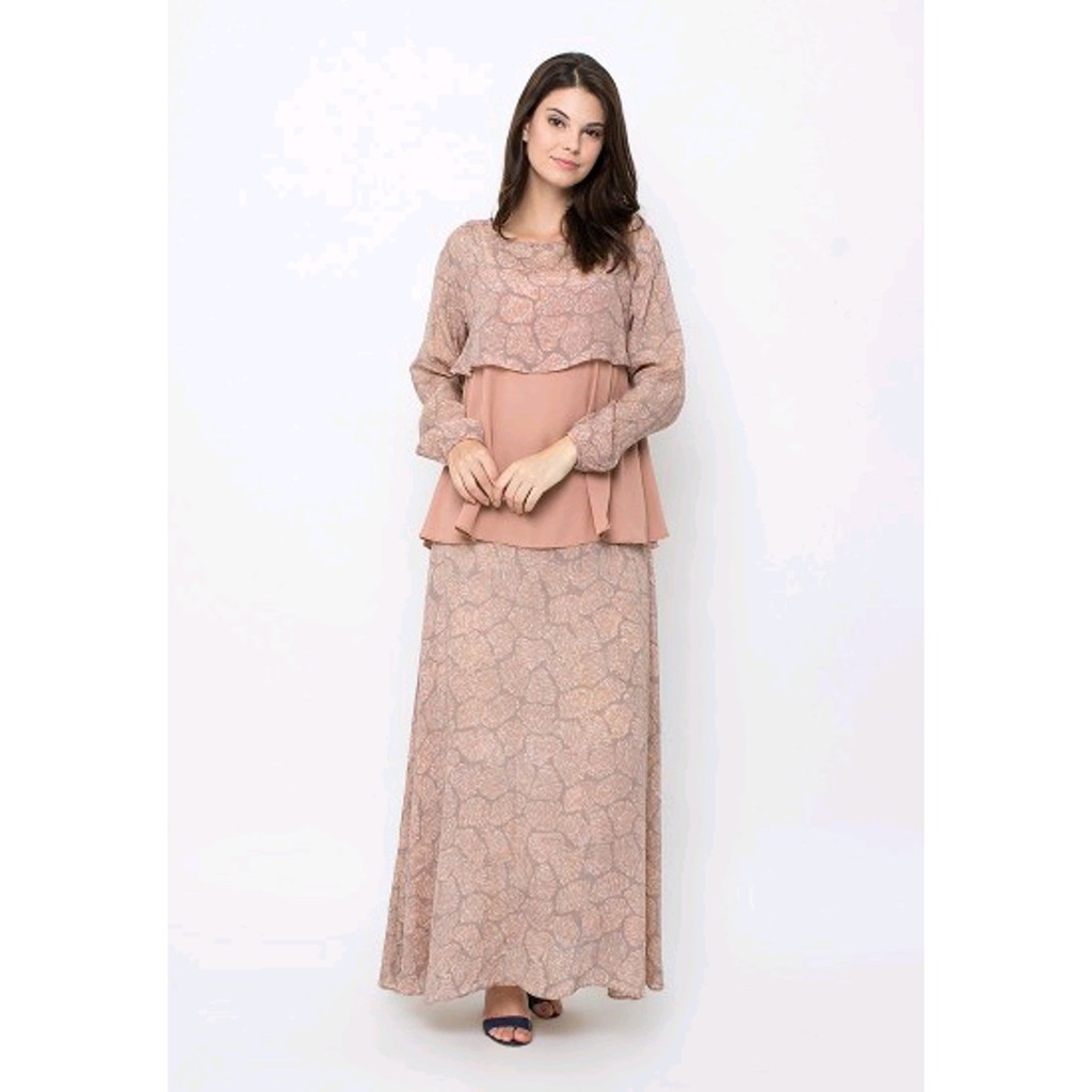 Download 620 Gambar Gamis Batik Qonita Terbaik HD