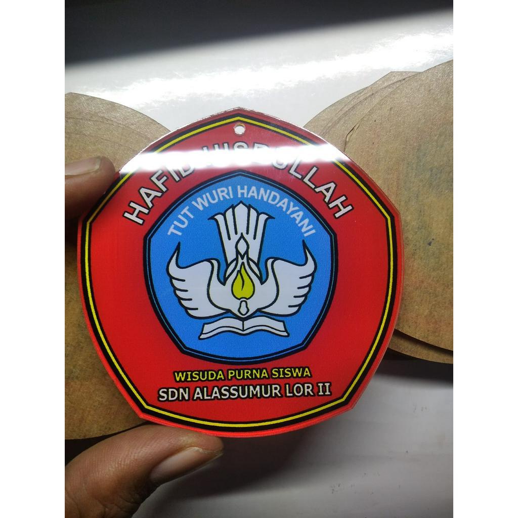 

Akrilik print UV uk 7x7 cm medali wisuda gordon