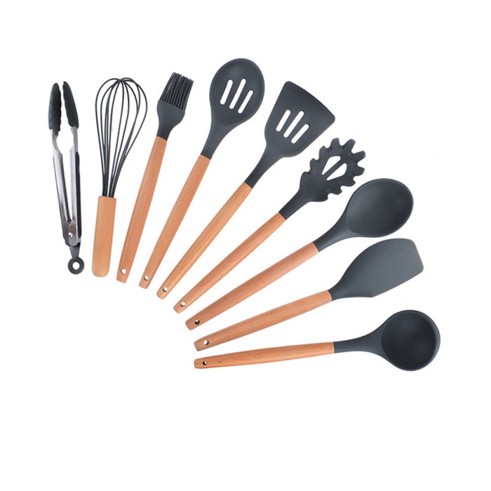 Sutil Set Spatula Silicon Spatula Silikon Set Spatula Silikon Tahan Panas 1Set 9 Pcs