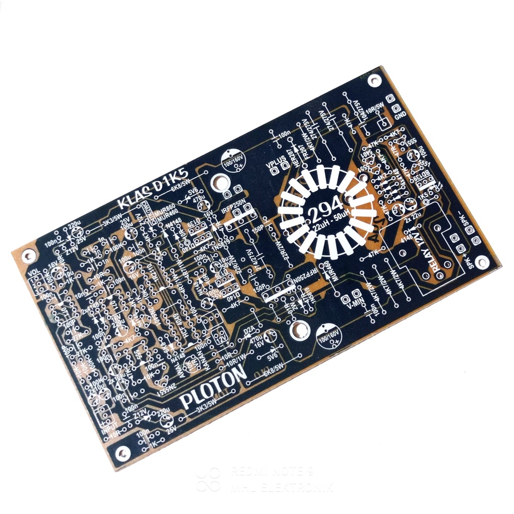 Jual PCB Power Amplifier Class D D1K5 V1 PLOTON 294 | Shopee Indonesia