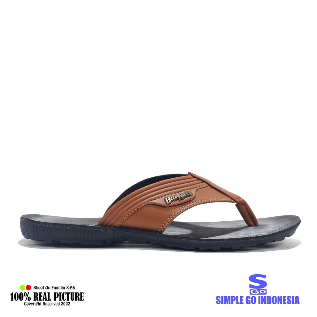 Sandal pria casual original jepit karet branded Barnet sendal japit cowok laki-laki dewasa kulit sintetis model resmi untuk lebaran kwalitas import Sgo Barnett rally pro 02 promo keren cod murah 39-43