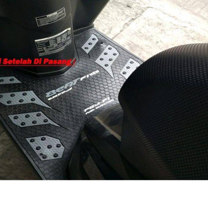 ❂ Monster Keset Motor Beat Karpet Beat Esp Street Tahun 2015 2017 2018 2019 Alas Kaki Motor Beat ❀