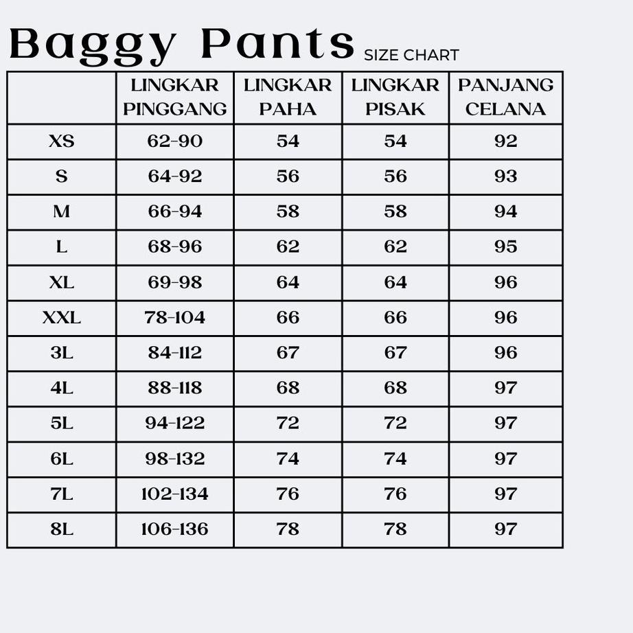 (PALING DICARI) OGOS | Baggy Pants (Black)
