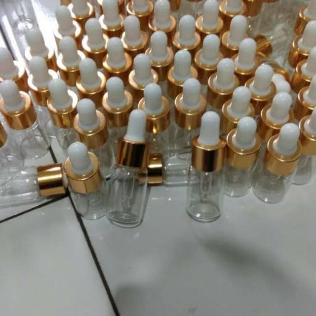 QQ3 Botol 5ml 10ml 20ml Pipet Serum / Botol Obat Model Pencet / Botol Sedot