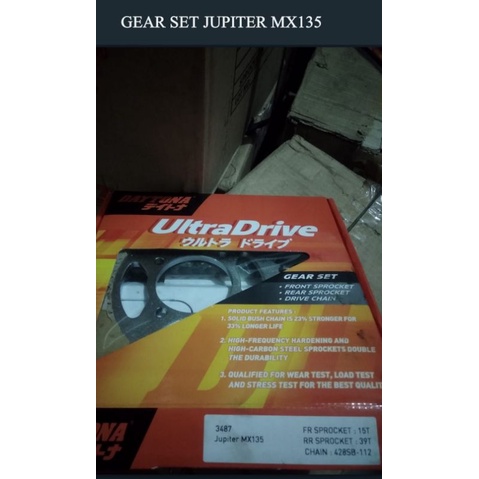 GEAR SET JUPITER MX135