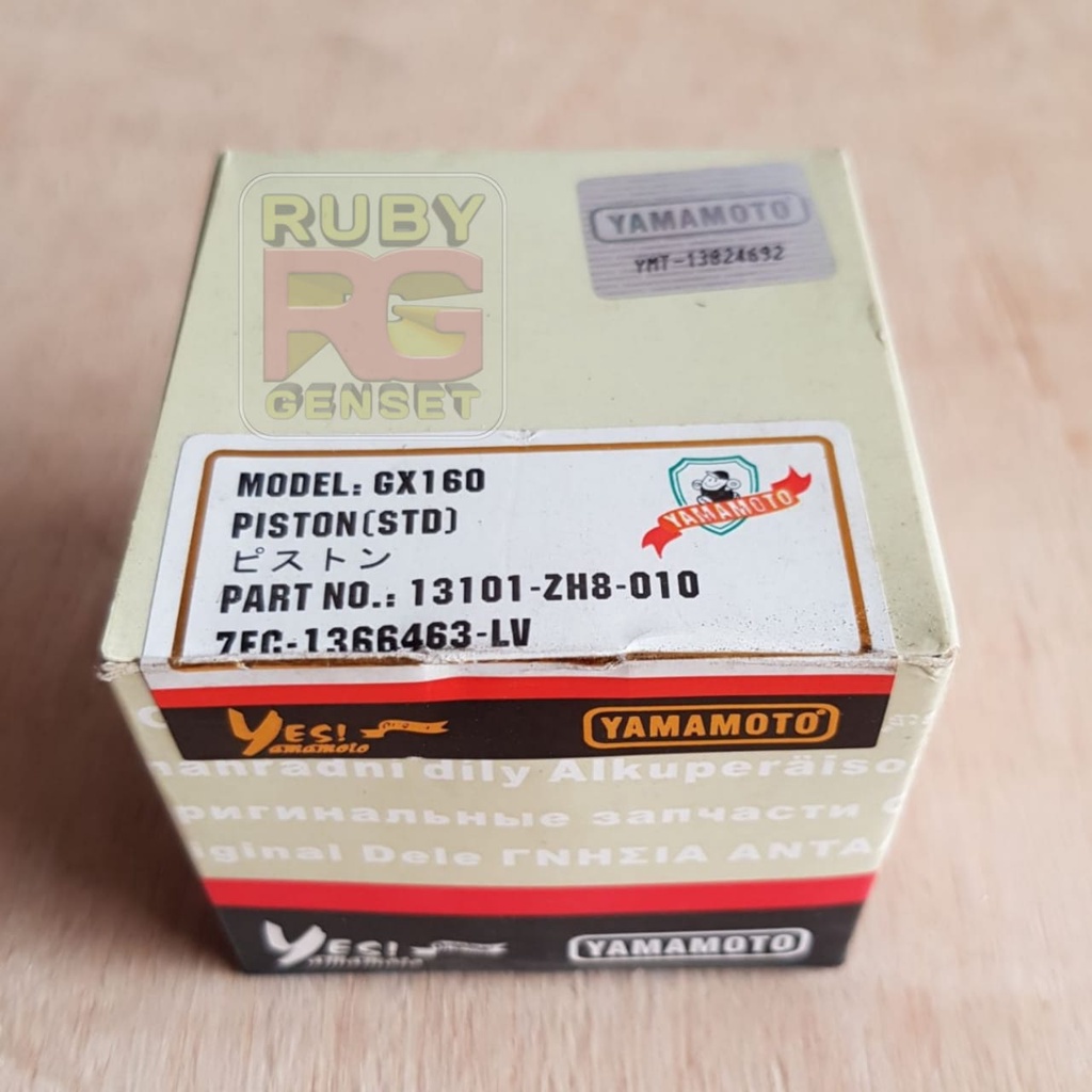 GX160 Piston Seher Mesin Penggerak Bensin Yamamoto