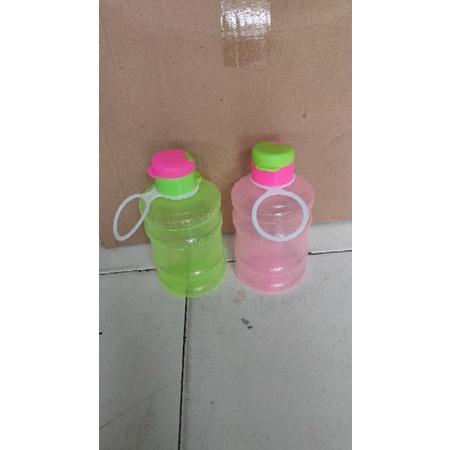 Botol Minum Bentuk Galon Warna 800 ML BPA FREE / Botol Minum Anak Fliptop / Galon Mini / Tempat Air Minum