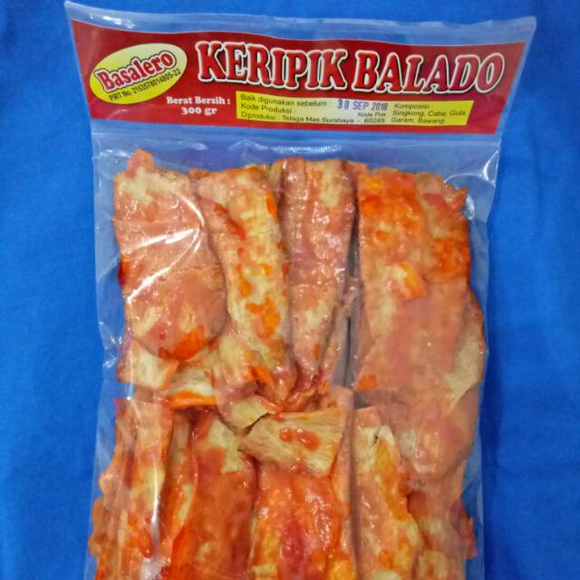 

Keripik singkong balado basalero