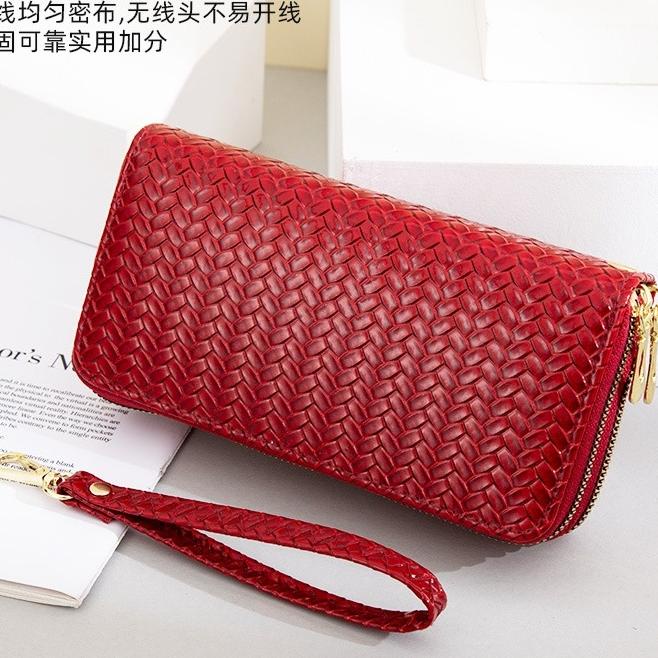 NGY.374643– DOMPET PANJANG WANITA PREMIUM 2 RESLETING PESTA KULIT LEGIA FASHION BRANDED IMPORT SLOT 