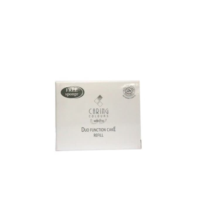 CARING Duo Function Cake UV White (Refill) - Nude Bean