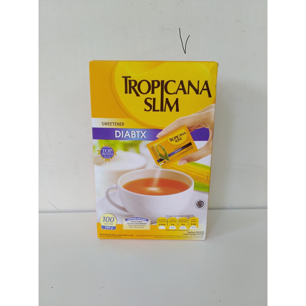 

Tropicana Slim Sweetener Diabtx 100s 200 gram