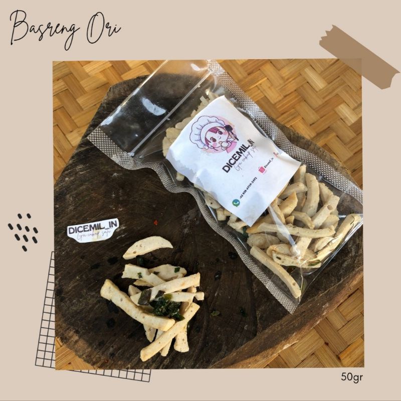 

Basreng daun jeruk orginal POUCH 50gr