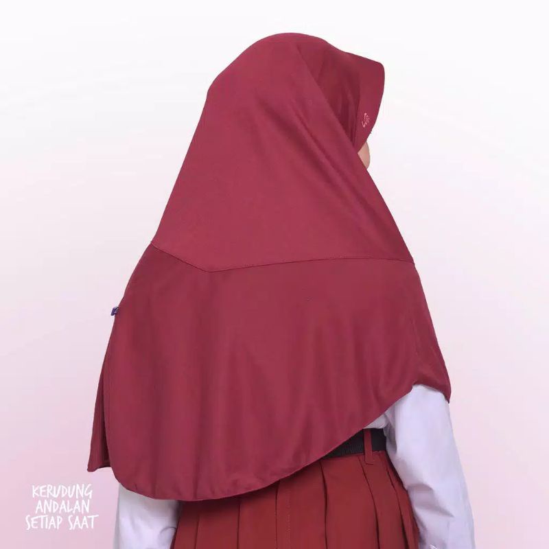 Jilbab Rabbani KALIA Asli, Kerudung Rabani Anak Sekolah Serut depan ORI