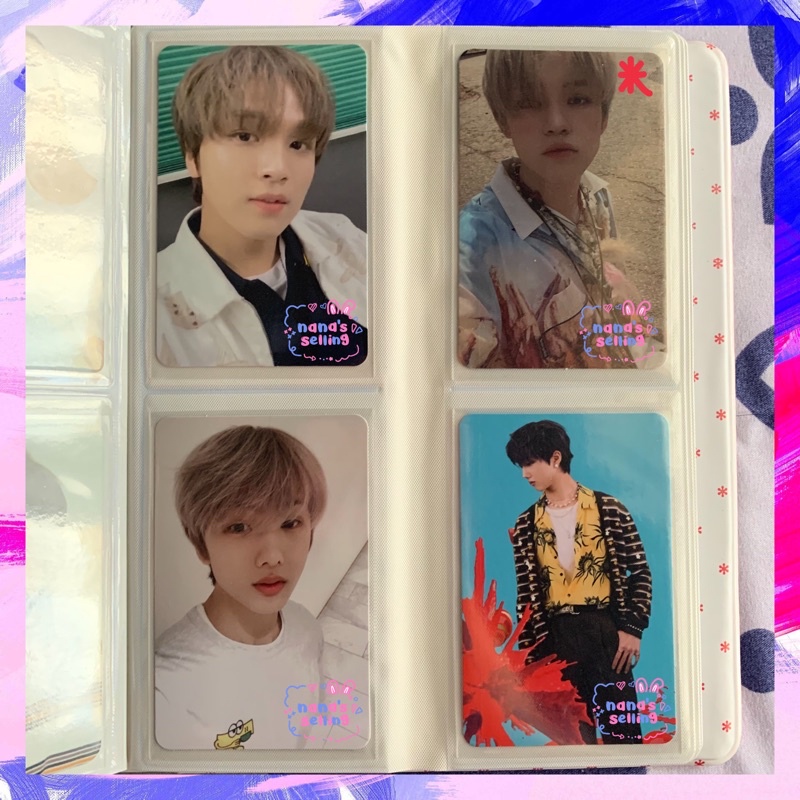 [READY] photocard official nct dream chenle jisung haechan hot sauce chilling jewel case AR clip sel