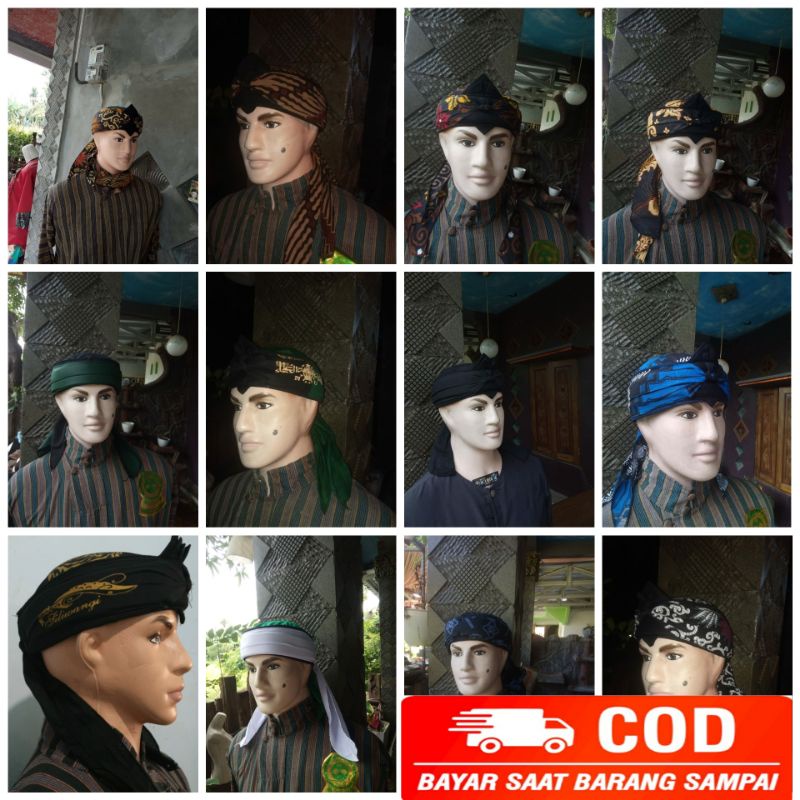 Blangkon jawa iket kepala tradisional blangkon iket udeng sunda peci imamah