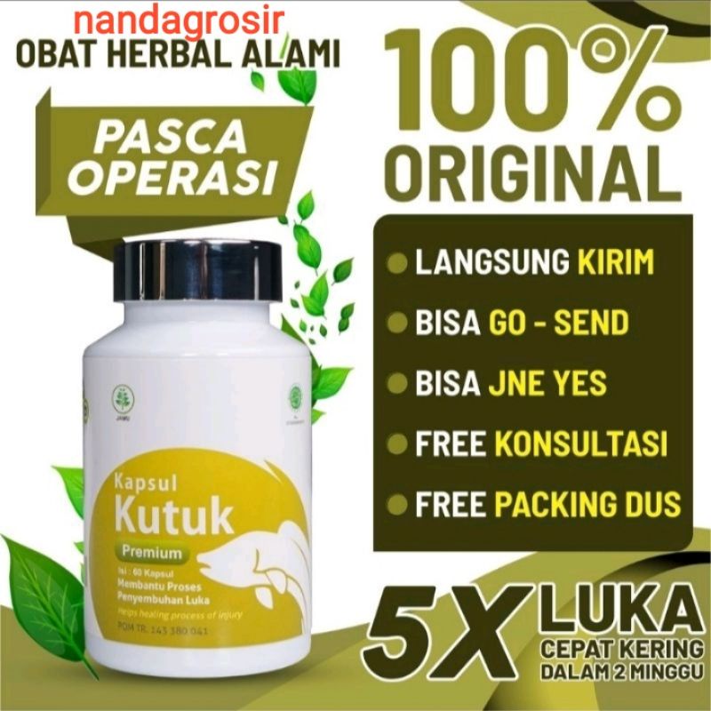 Kapsul kutuk premium kapsul pasca operasi asli 100% extra albumin sari ikan kutuk