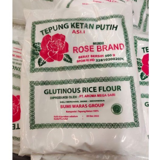 Tepung Ketan Putih Asli Rose Brand 500g