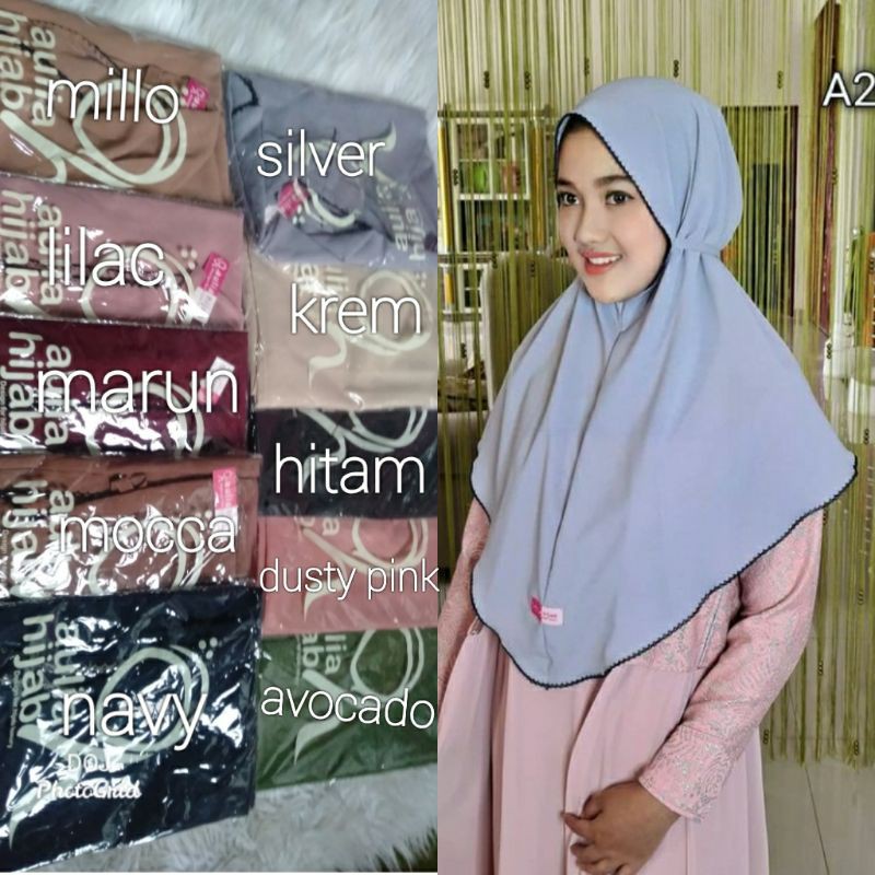 BERGO MARYAM PICOT ORIGINAL AULIA HIJAB