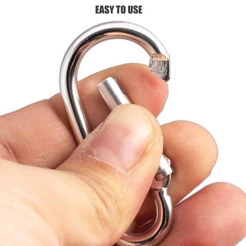 Outdoor Camping Mini Alloy Spring Carabiner / Snap Hook Carabiner Clip Keychain / Camping Climbing Equipment Tools