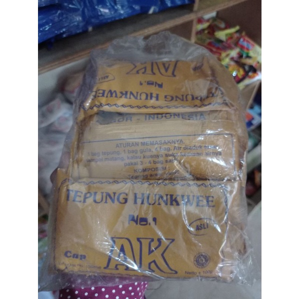 

Tepung Hunkue Cap AK 100gram