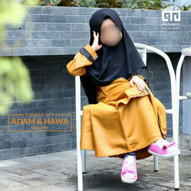 Gamis Hawa Famset Adam dan Hawa Ahzarayy BEST SELLER