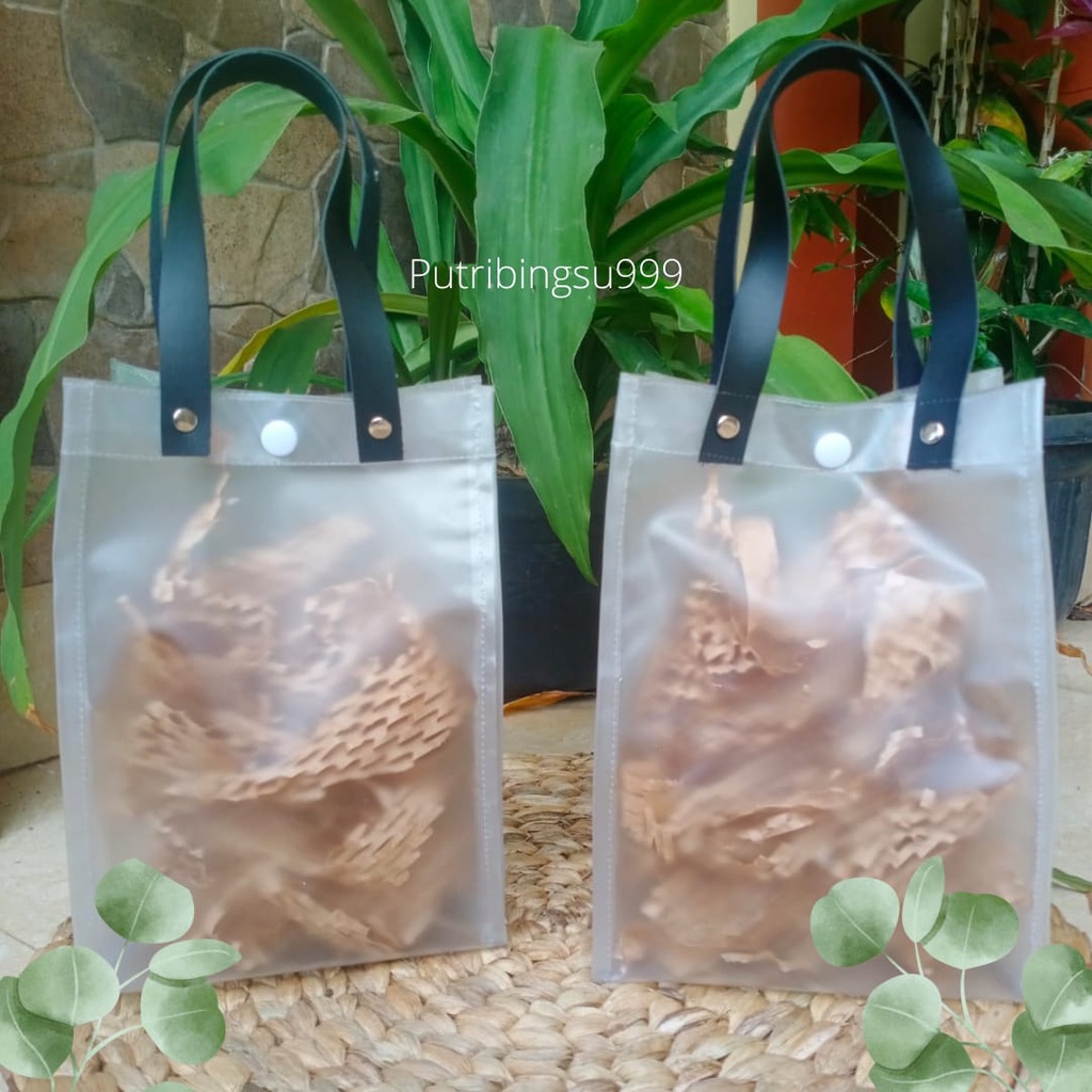 

Tas Hampers/Kulit Mintasi Mika/PVC Doff /Tebal Besar Dan Sedang
