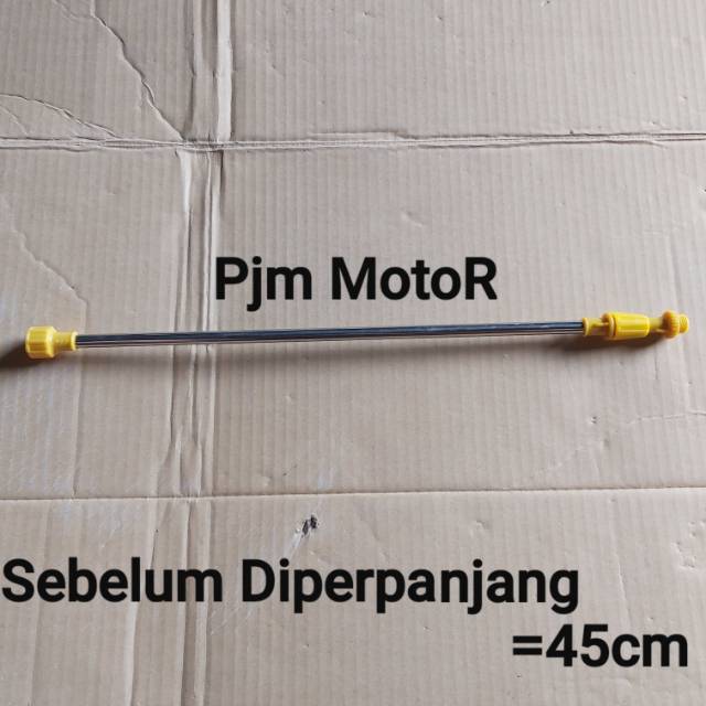 Stik Pipa Pompa semprot Hama Elektrik Baterai Aki 12 Volt 16Liter