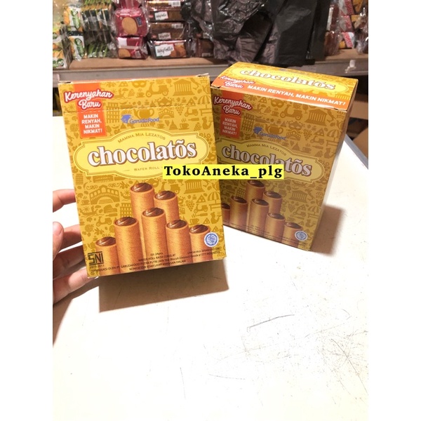 

Chocolatos Wafer Roll ( isi 24 pcs)