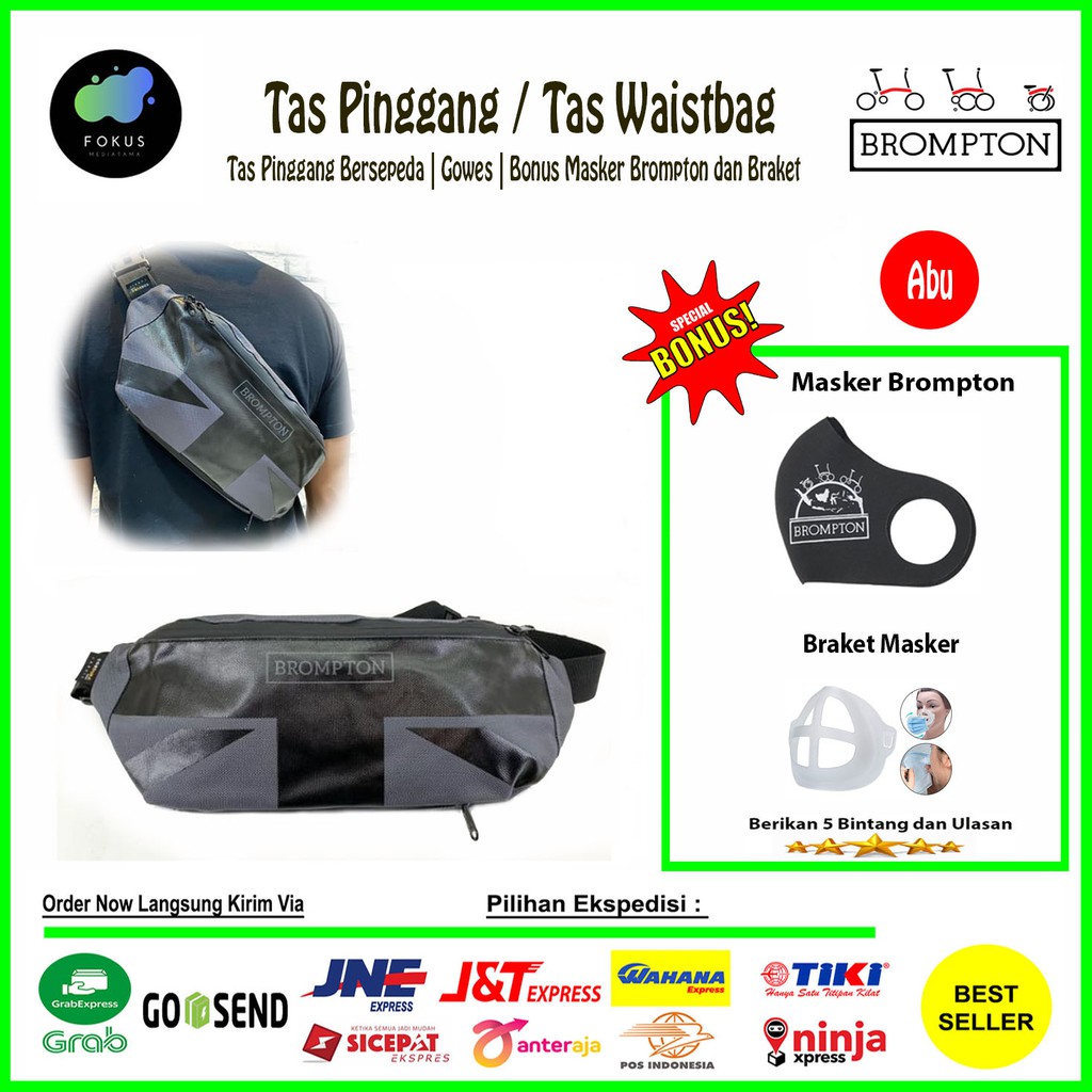 Tas Waistbag Sportbelt Jogging Tas Pinggang Olahraga | Tas Pinggang Olahraga Bersepeda