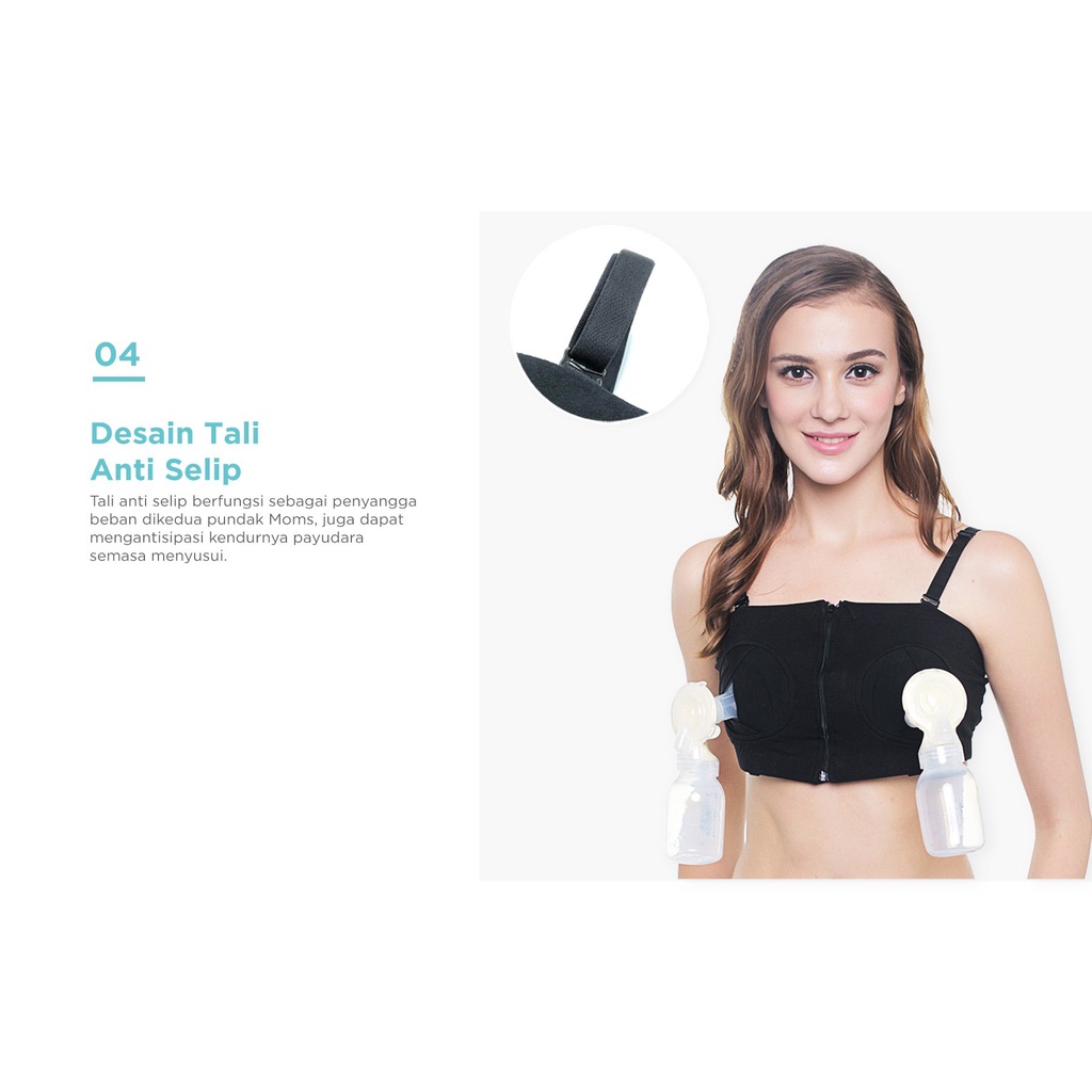 MOOIMOM HANDS FREE PUMPING BRA/ BRA MENYUSUI