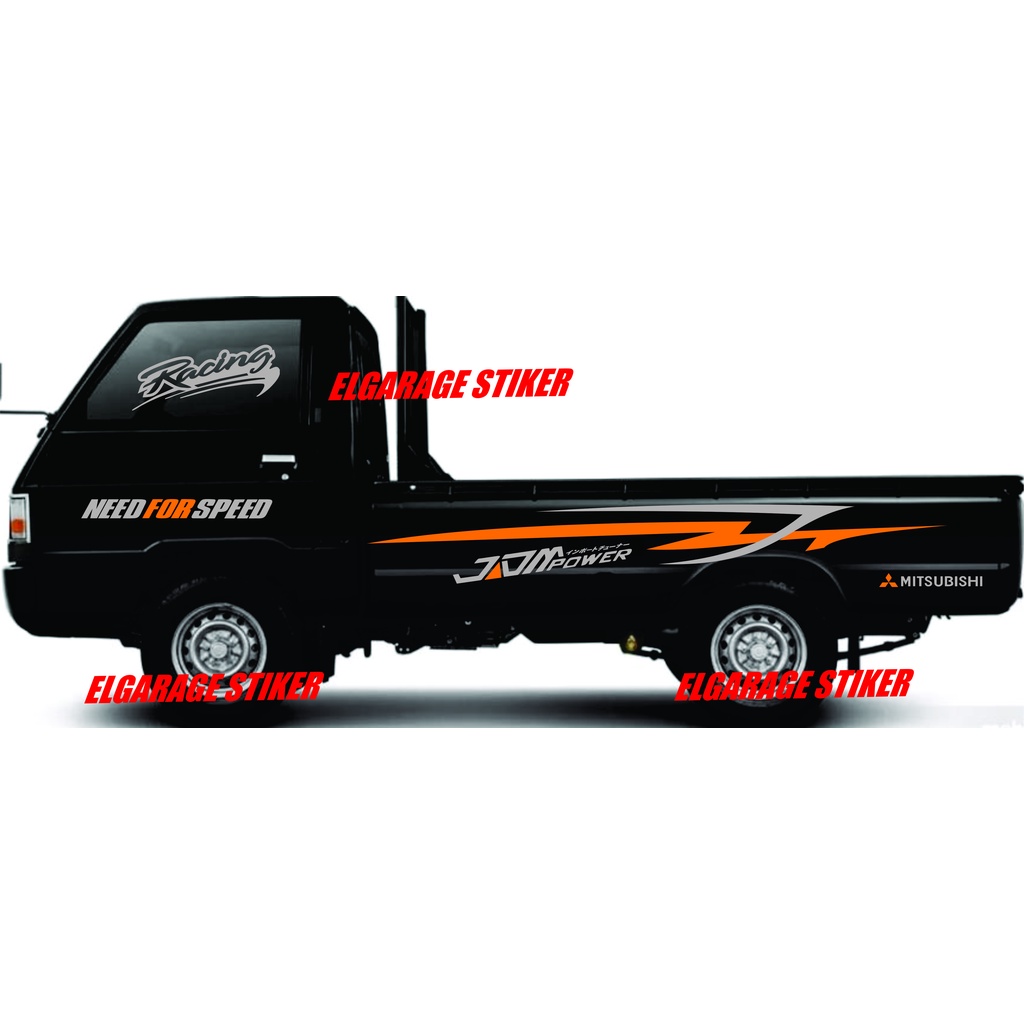 Stiker mobil mitsubishi l300 cutting stiker body mobil l300 stiker body bak mobil l300 apv carry tra