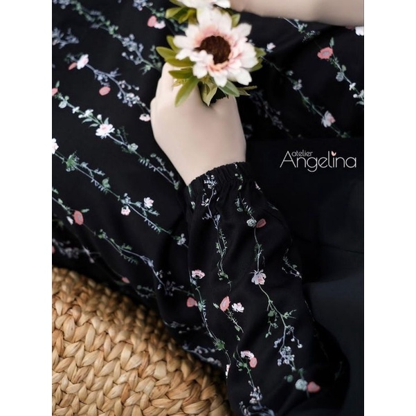 PL Ditsy Lelia Mazen Homedress AA Ditsy Livy Crinkle veil