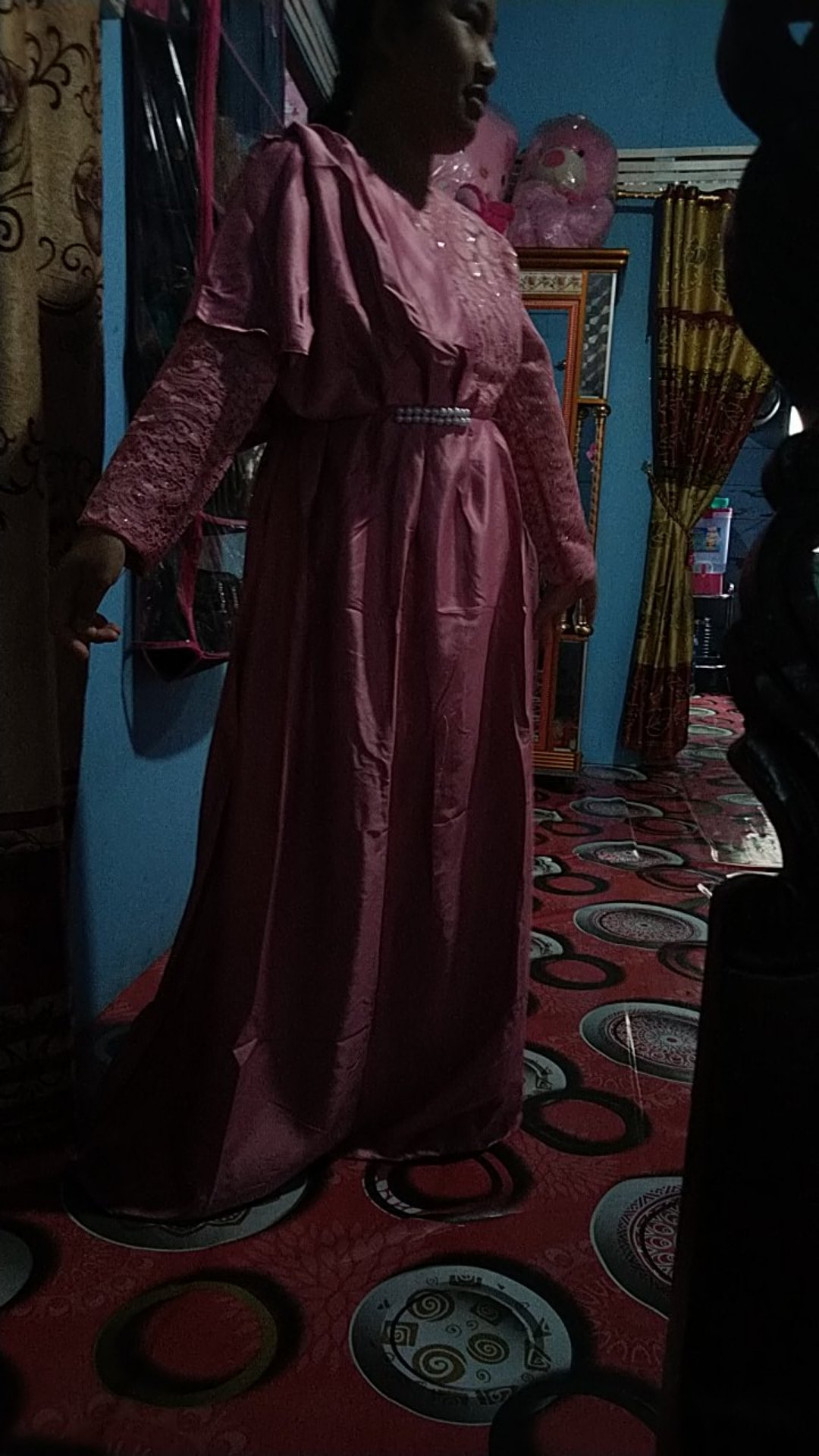 Gamis Brokat Cavlin / / Pusat Kulakan Batik Sarasavati Store