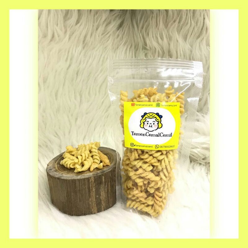 

MACARONI / MAKARONI SPIRAL ORIGINAL ( TIDAK HAMBAR ADA SEDIKIT ASIN) 60 GRAM