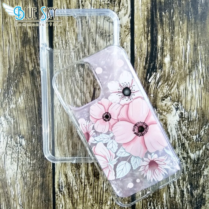 CASING PREMIUM SOFTCASE HARDCASE ANTICRACK MOTIF BUNGA 2 IPHONE 11 PRO