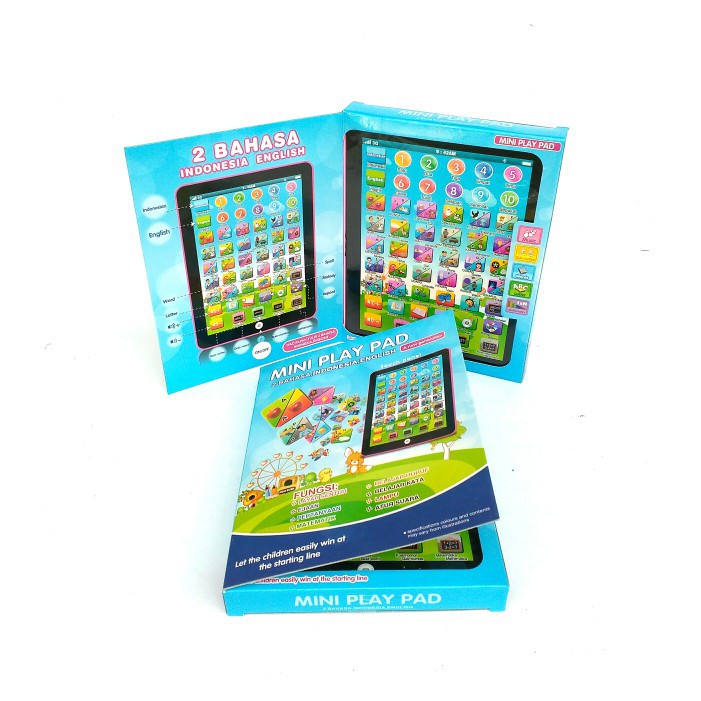 Mini Play Pad Mainan Anak Edukasi Ipad Mini Mainan Anak