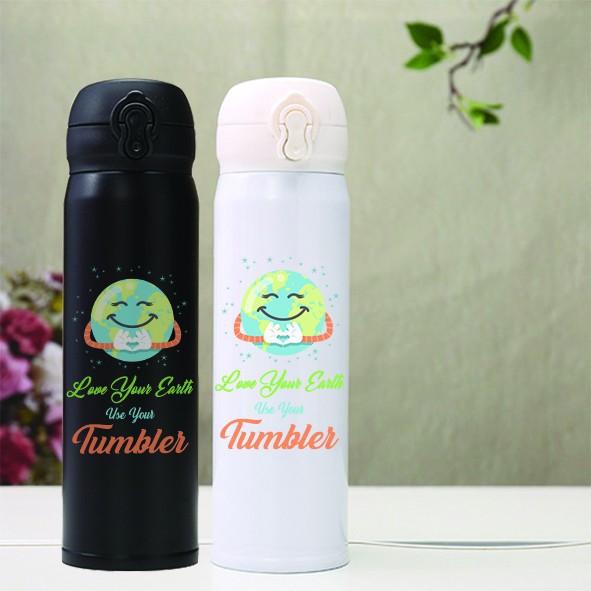 Jual TUMBLER KEKINIAN TUMBLER TERMOS STAINLESS GO GREEN 500 ML Shopee