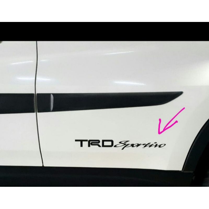 Stiker Body Mobil Avanza TRD Sportivo