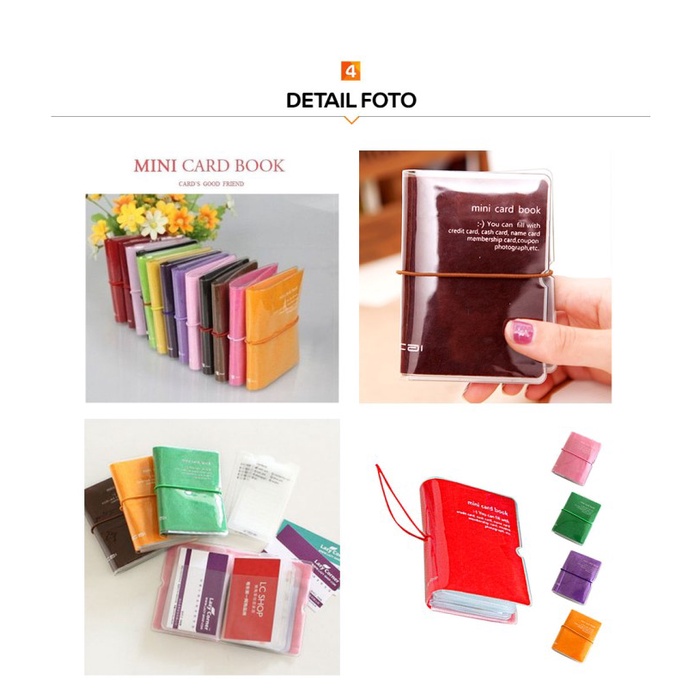 

READY dompet kartu mini-utk kartu nama atm debit kredit dll/mini cardbook 32 TERLARIS
