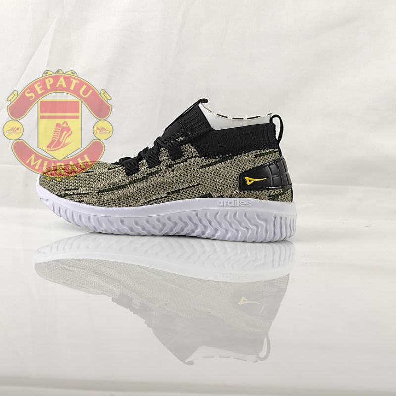 Sepatu Ardiles Anak  Lelaki Snover JJ  - hijau army/krem