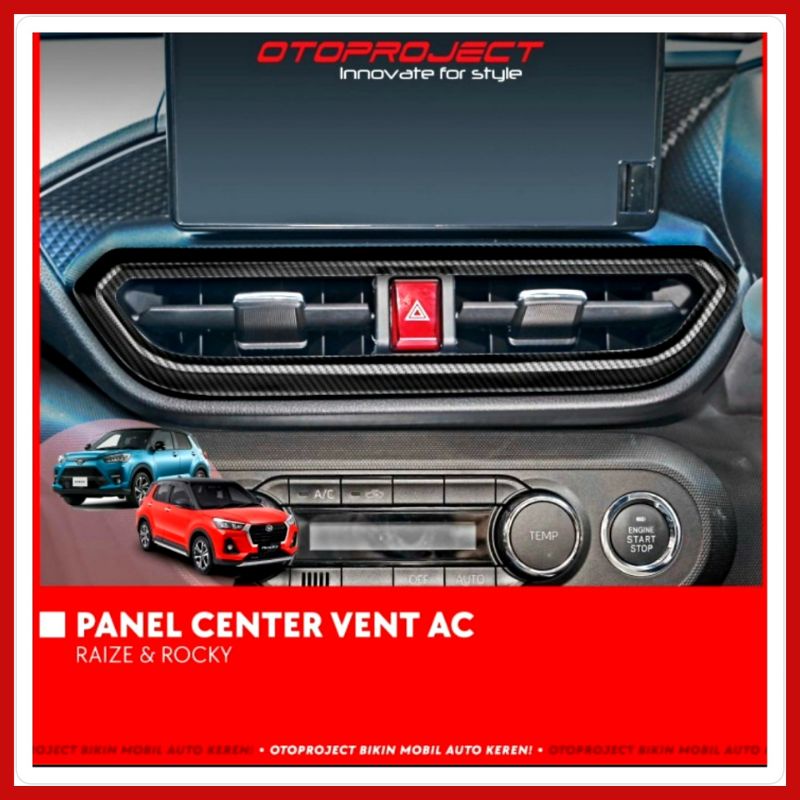 Panel Center Vent AC Raize Rocky Merk Otoproject