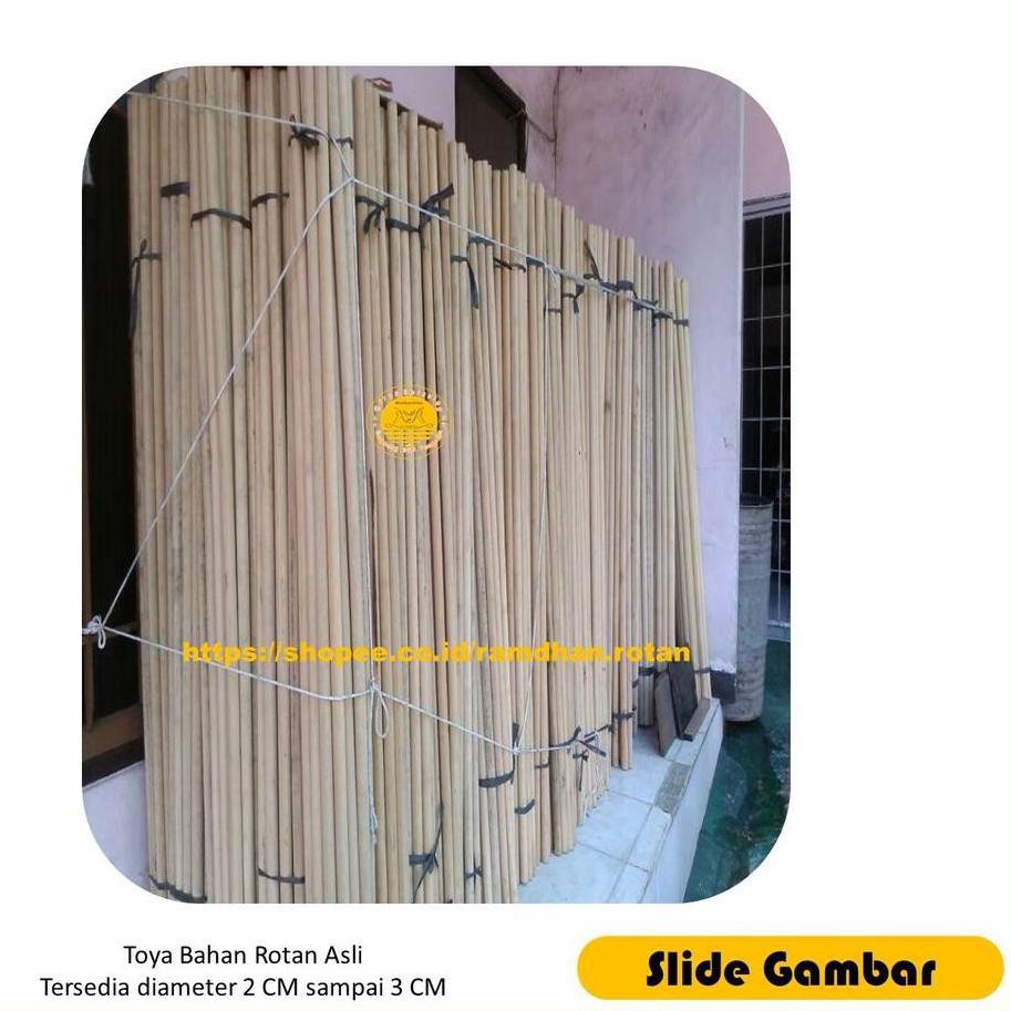 C90U Segera Beli/ Toya Rotan - Tongkat Rotan - Kayu Rotan - Kayu Penjalin - Stik Rotan - Toya Pencak