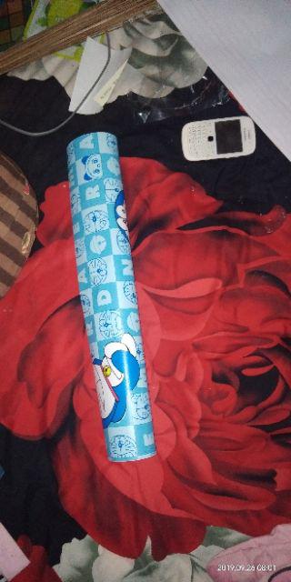 Wallpaper Dinding Sticker 45 Cm X 10 M Karakter Polkadot Shabby 3d Barca