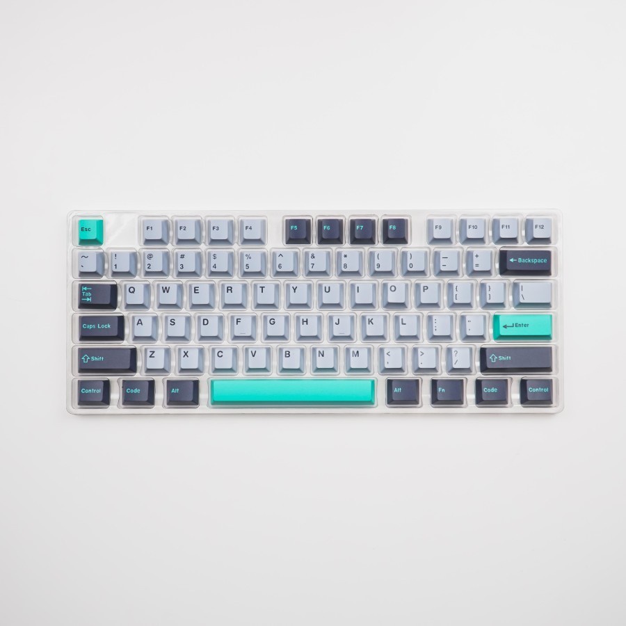 Noir Luminouse PBT Double-shot Keycaps 167 Set Cherry Profile