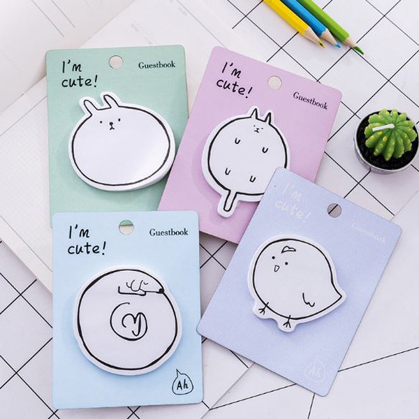 

NOTES KECIL MEMO MINI CATATAN KECIL I AM CUTE STIKER LUCU REMINDER PENGINGAT TEMPELAN KERTAS
