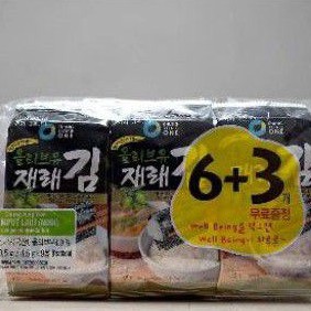 

6+3 Dried Seaweed Rumput Laut Minyak Zaitun | Chung Jung One