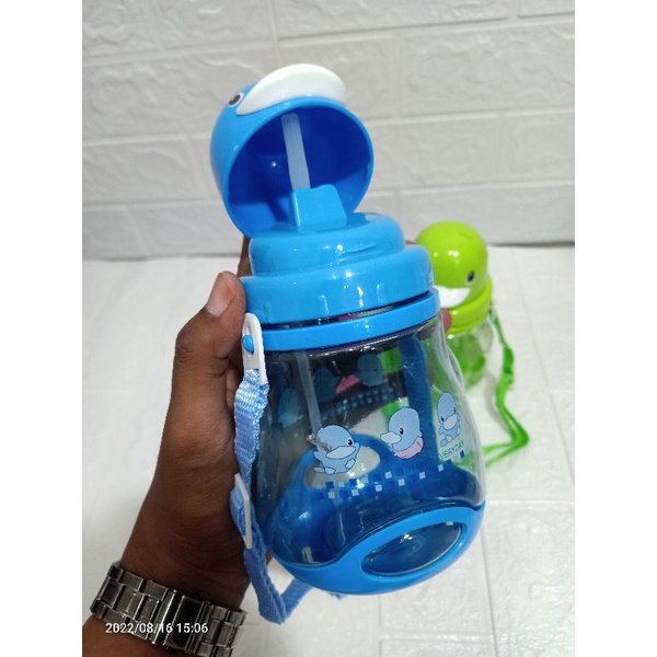 BOTOL MINUN ANAK TALI PANJANG/BOTOL MINUM ANAK  KARAKTER/BOTOL MINUM ANAK PLASTIK/BOTOL PLASTIK